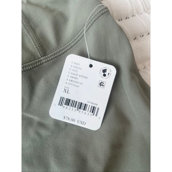 Free Movement by Free People Green Capri Leggings NEW NWT - Picture 2 of 5